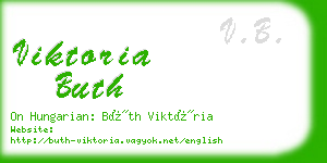 viktoria buth business card